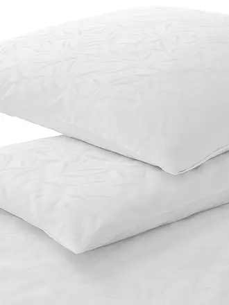 ELEGANTE | Damast Bettwäsche MURIEL 70x90cm/140x200cm Weiss | 